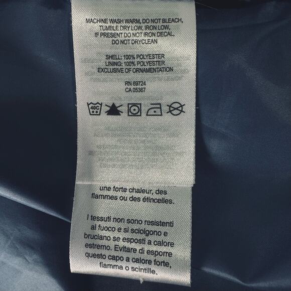 Columbia Blue Windbreaker Women’s Large Lightweight Rain Jacket Hooded Full Zip - Picture 8 of 9